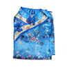 Turquoise with Light Yellow Accents Short Sleeve Daisy Brocade Outfit