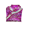 Magenta with Light Yellow Accents Short Sleeve Daisy Brocade Outfit