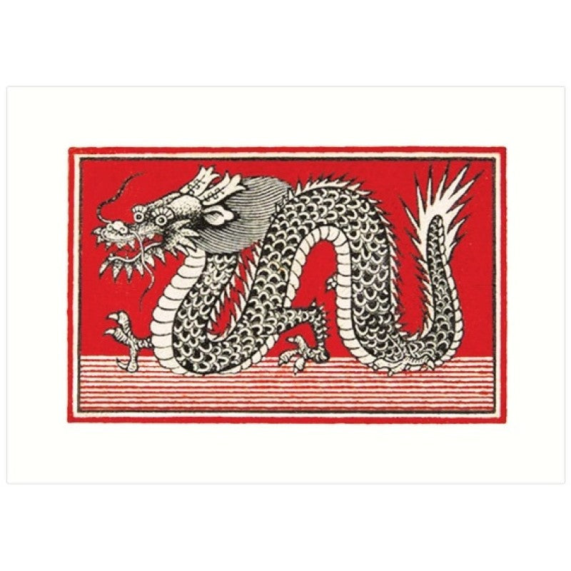 Vintage Match Box Label Art Greeting Card (Various Designs)