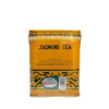 Small yellow tin of jasmine tea