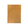 Yellow notebook on a white background
