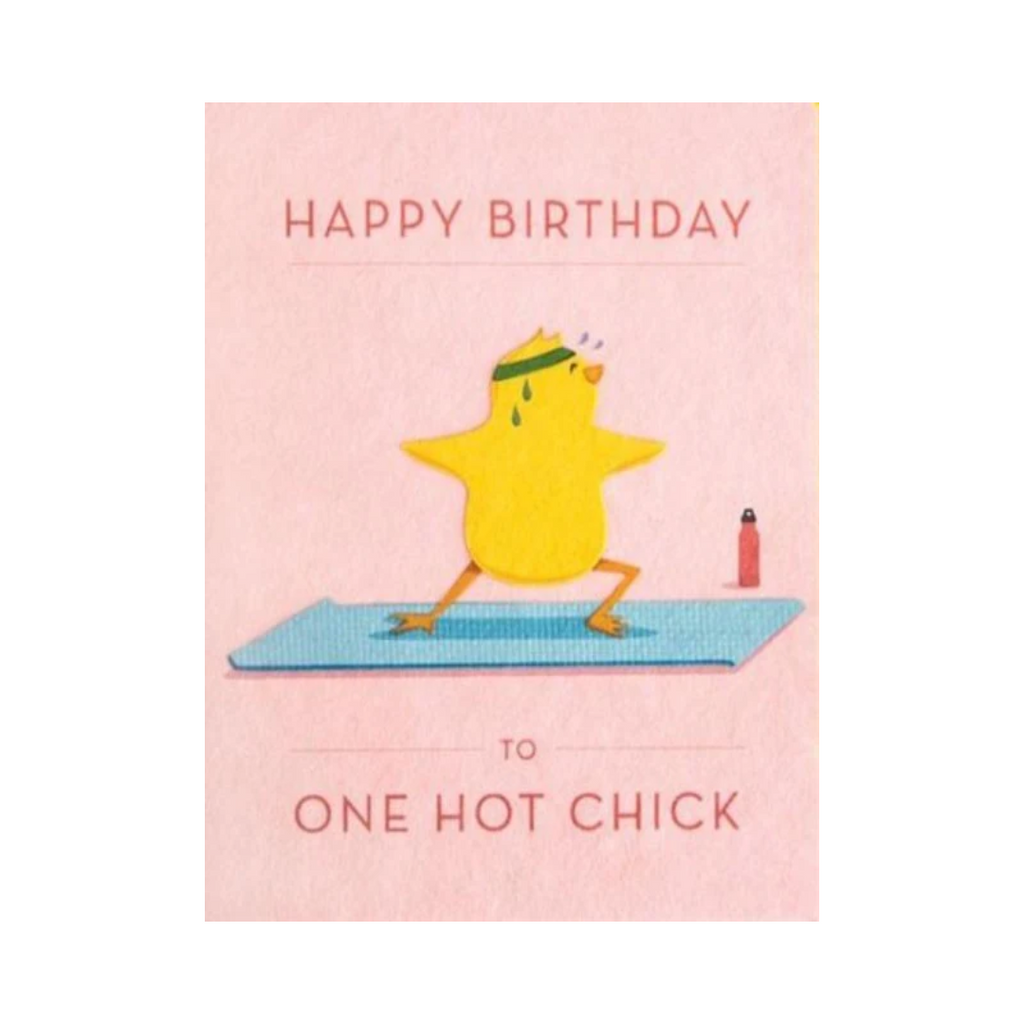 Handcrafted Cards: One Hot Chick Birthday