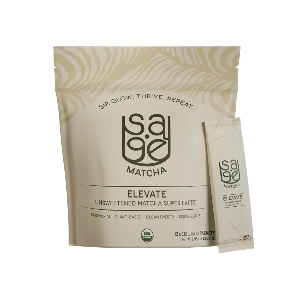 Sage Matcha Elevate Organic Matcha Super Latte - Unsweetened