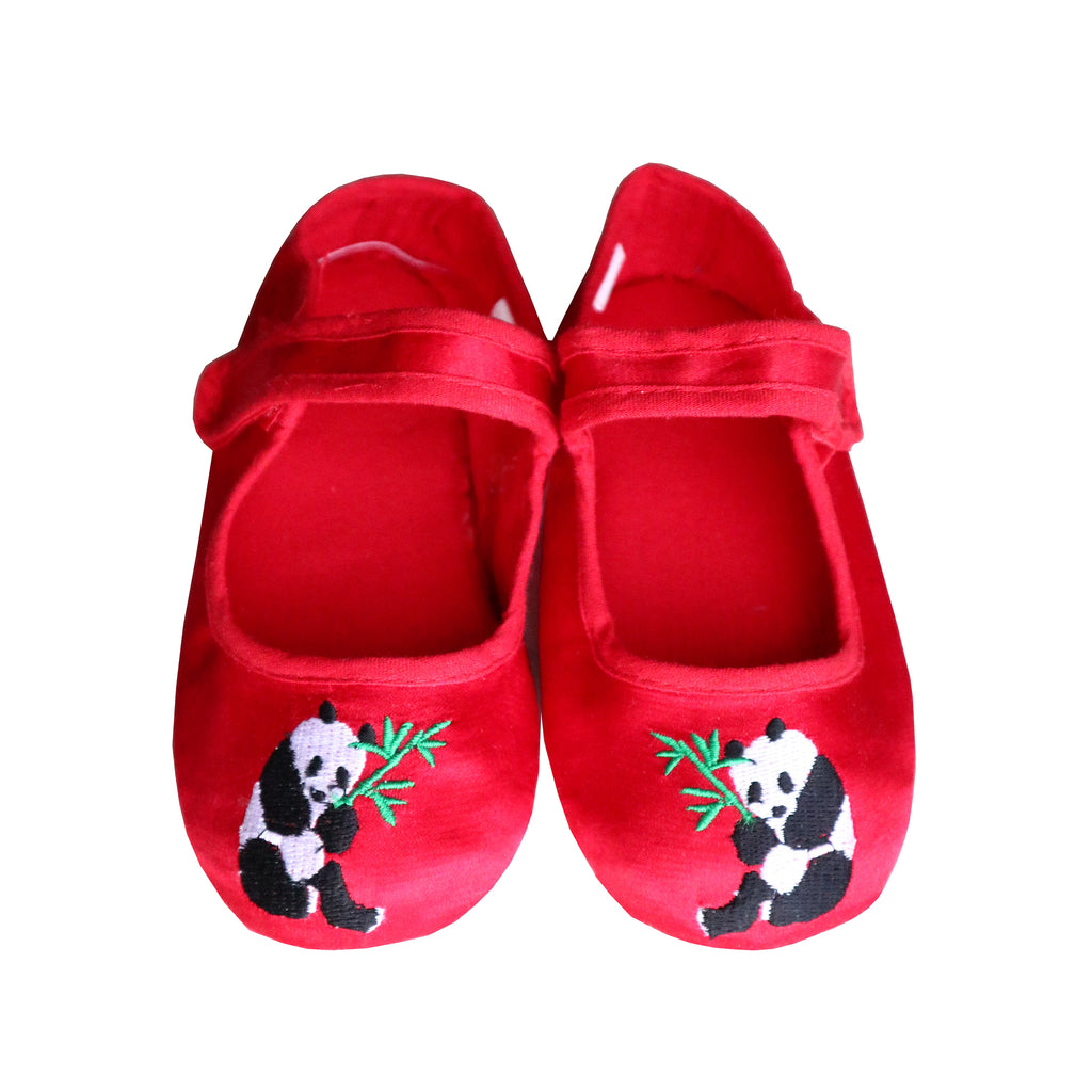 Panda Embroidered Children Shoes (Various Colors)
