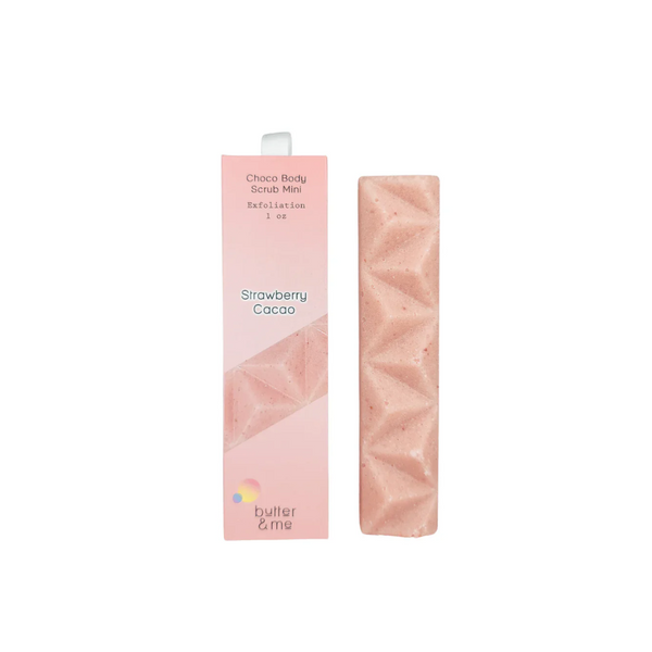 Choco Body Scrub Mini- Strawberry Cacao