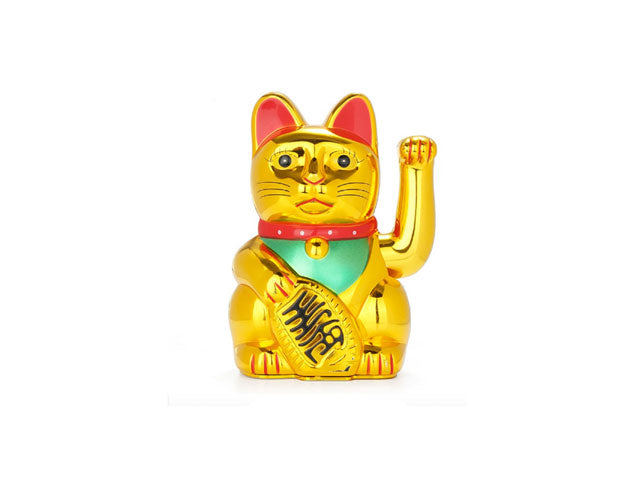 Battery Powered Hand Motion Lucky Cat - 6"H