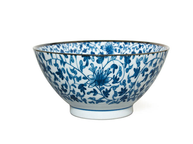 Karakusa Vine Noodle Bowl - 7 in. ( Available 8/26/25 )